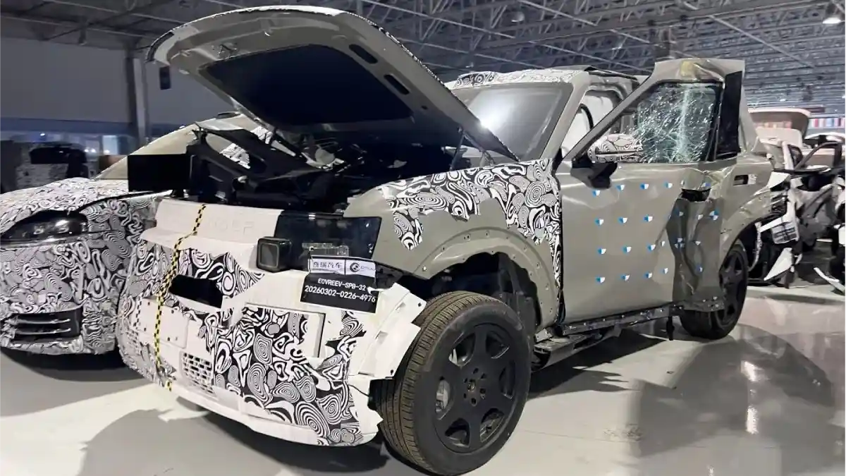 Chery-Jaguar Land Rover Freelander SUV Spied in Crash Test Ahead of Launch: Design, Features, Specs